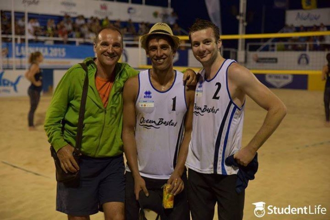 Théo Viron et  Éric Zoccarato 11èmes au championnat d’Europe des Universités de beach